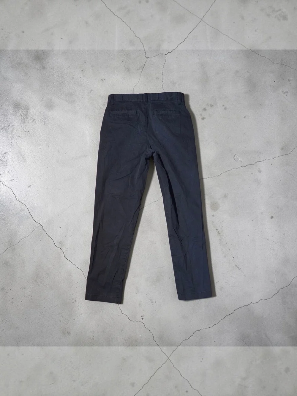 Wonder Nation Boys Blue Chino Pants Size 16 Slim Fit Cotton Blend **
